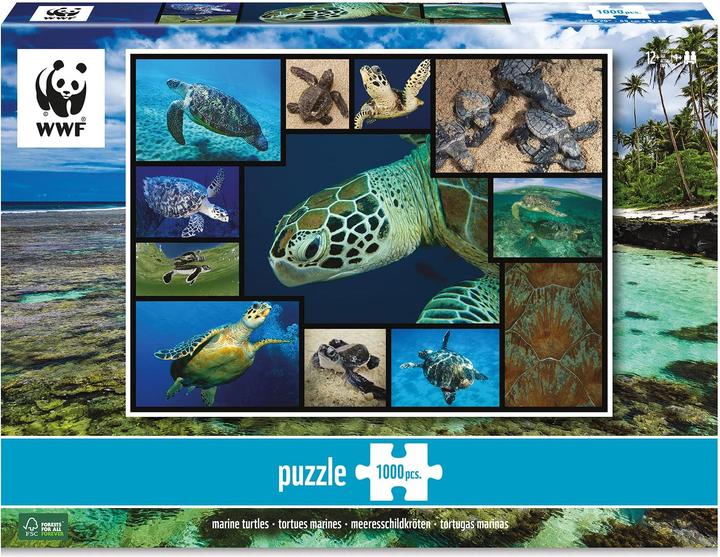 Actual product image WWF Turtle Puzzle (1000 pieces)
