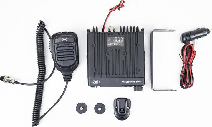 Actual product image PNI CB Escort HP 8900 ASQ radio package, 12-24 V + Extra 45 CB antenna with magnetic base, 12
