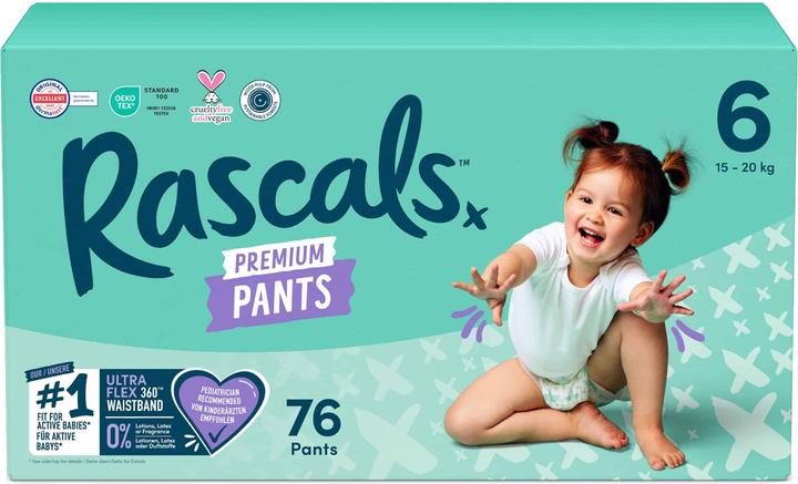 Rascals Premium Pants (Gr. 6, Monatsbox, 76 Stück)