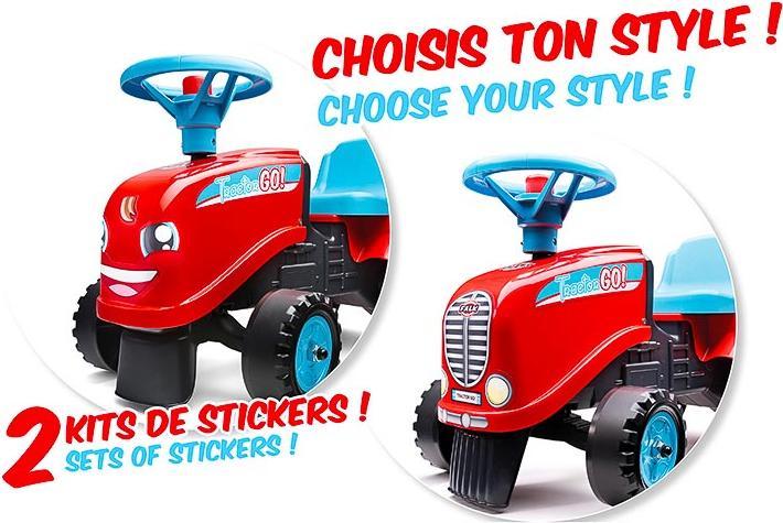 Actual product image Falk Toys Walking tractor Go!