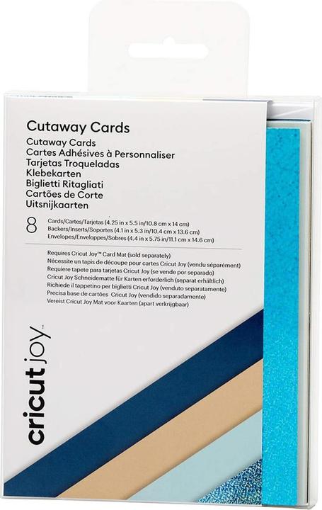 Actual product image Cricut Joy cut-away card marina sampler A2 10 pieces(P)