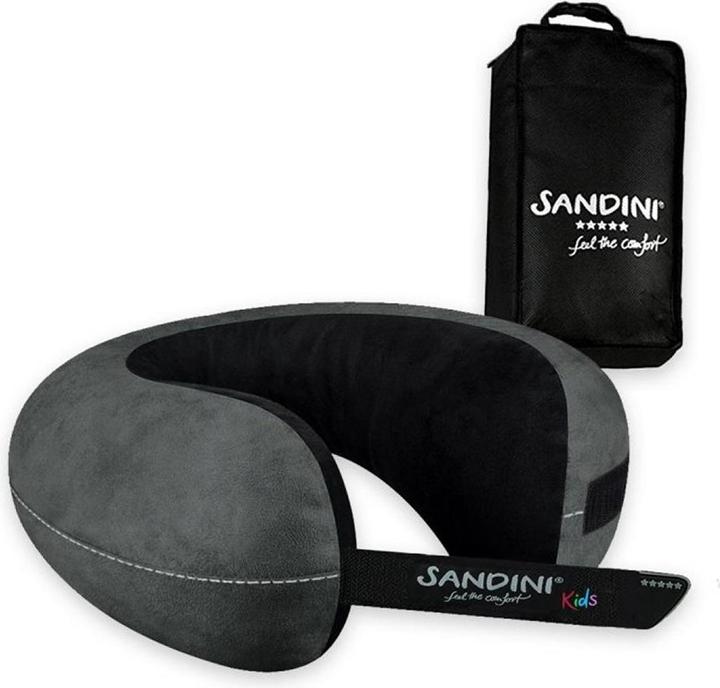 Image du produit Sandini TravelFix Kids, microfibre anthracite (Coussins de voyage)