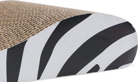 Produktbild Karlie Karton Kratzbrett Zebra (6 cm, Braun)