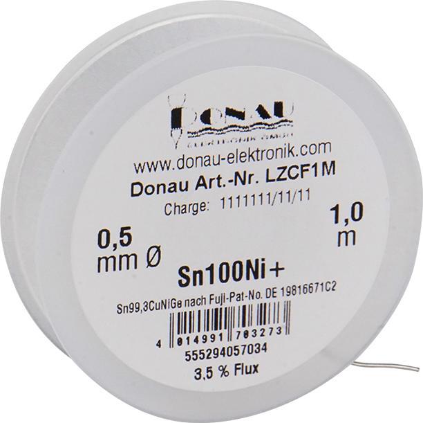 ISO-Core Clear Sn100Ni+, bobina flessibile da 1 m, 0,5 mm (Kit bobina di saldatura)