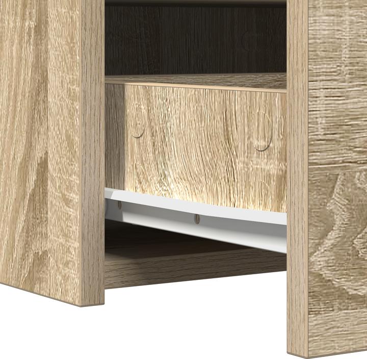 Immagine prodotto VidaXL Tavolino da toilette a muro Sonoma oak 83x40x70 cm