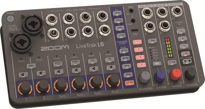 Immagine prodotto Zoom LiveTrak L-6 (Mixer da studio e live)