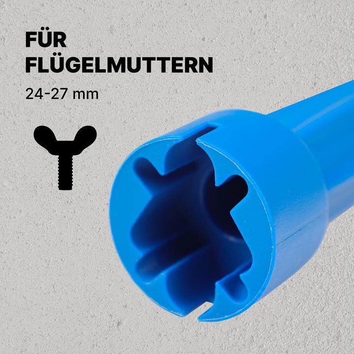 Produktbild Dönges Universal WC Sitz Montageschlüssel, blau, 200 mm