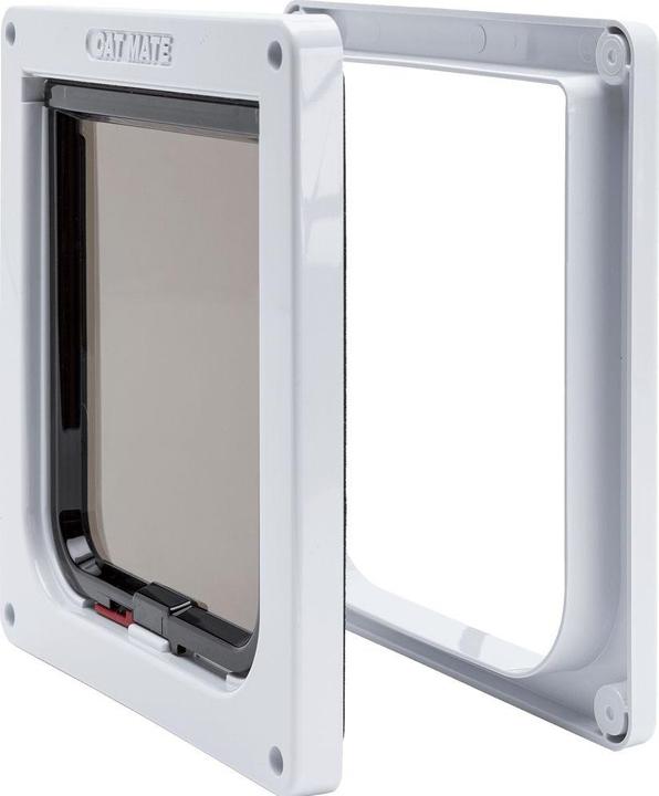 Cat Mate lockable cat flap white (Manual cat flap)