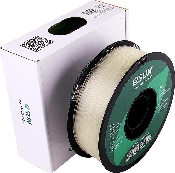 Actual product image eSUN PLA Transparent (PLA, 1.75 mm, 1000 g, Transparent)