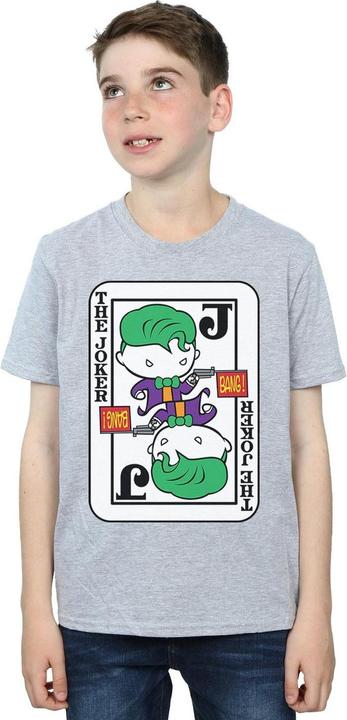 Image du produit - T-shirt CHIBI JOKER PLAYING CARD - Garçon (128)