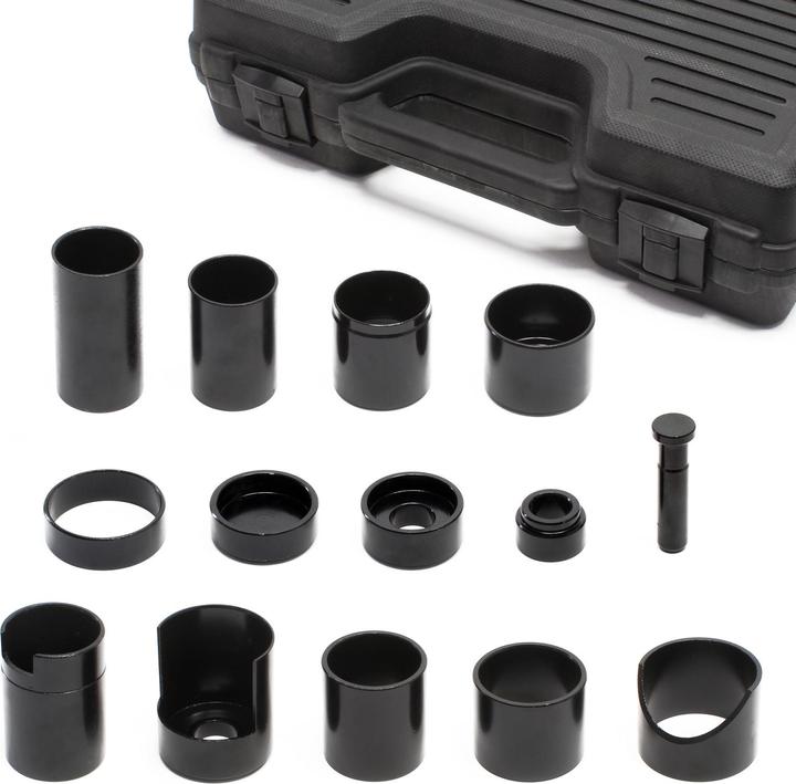 Immagine prodotto Wiltec Kit di adattatori per giunti sferici 14PCs Workshop Press Bearing