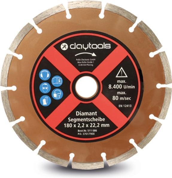 Actual product image Daytools Diamond cutting disc, 180 mm