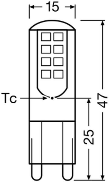 Actual product image Osram Pin (G9, 2.60 W, 320 lm, 1 x, E)
