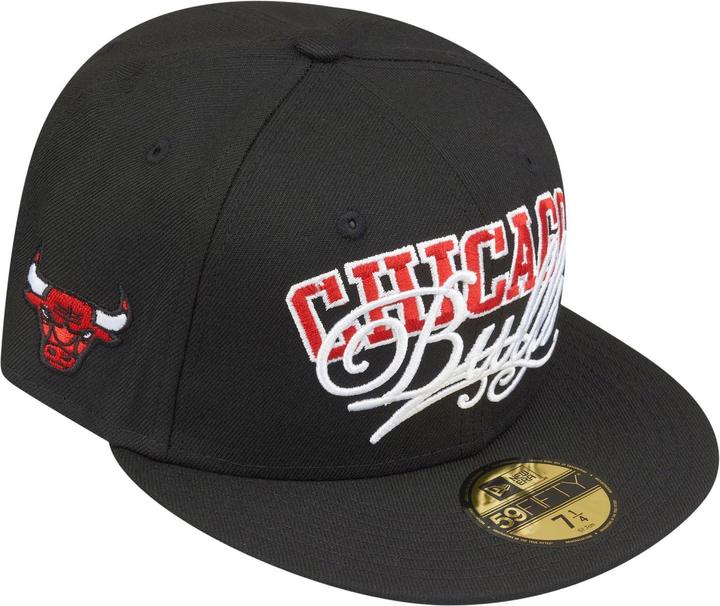 Produktbild New Era 59Fifty Fitted Cap - SCRIPT Chicago Bulls - 7 1/8 (7 1/8)