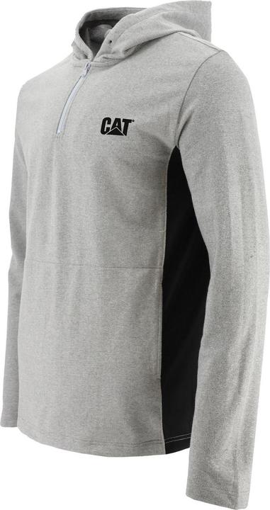 Cat Kapuzenpullover mit kurzem Reissverschluss