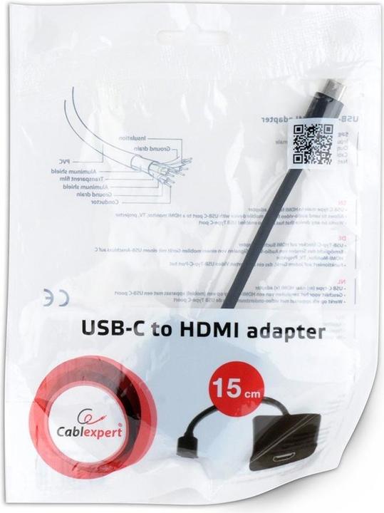 Image du produit Gembird Adaptateur USB-C vers HDMI (USB-C, 2.50 cm)
