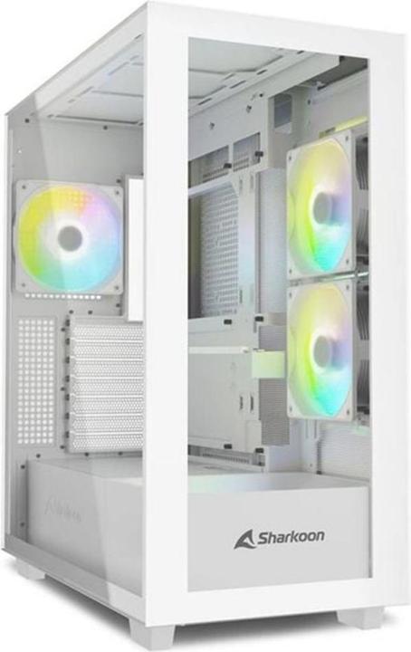 Sharkoon Rebel C60 RGB ATX White (ATX, Mini-ITX, mATX)