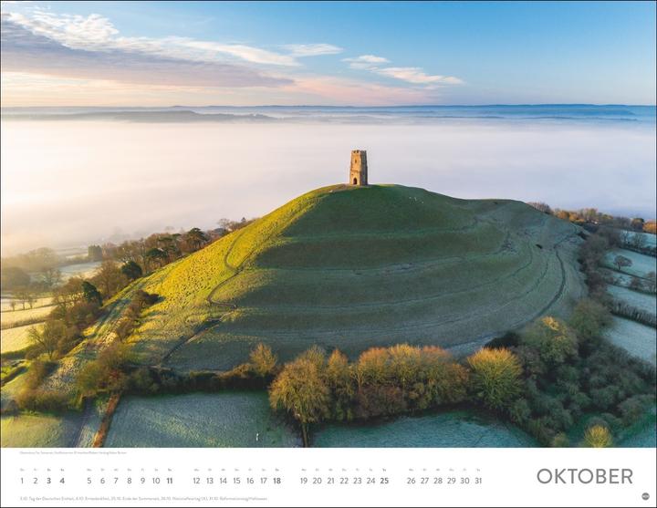 Actual product image Orte der Kraft Posterkalender 2026 (44 x 34 cm, Hardcover, German)