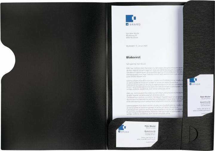 Actual product image Kolma Presentation folder LineaVerde A4 recycled black (A4, 1 x)
