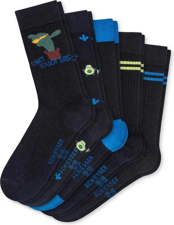 Schiesser 5er Pack Kaktus Kindersocken Jungen