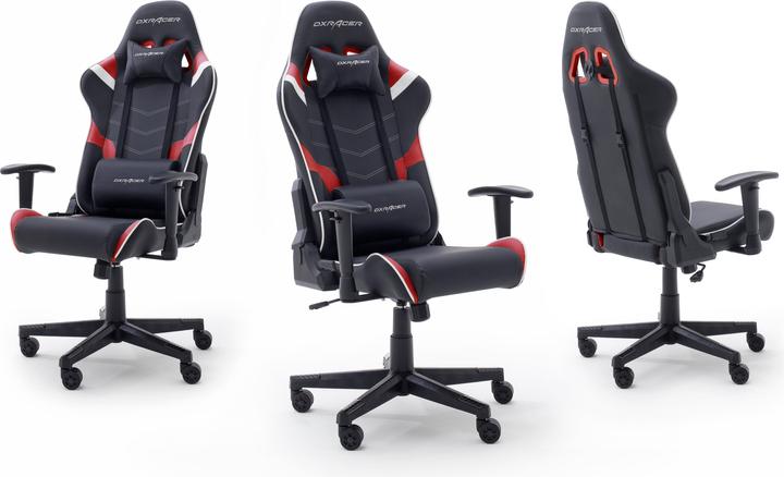Produktbild DXRacer Gaming chair P Series PF188-NRW Gaming Chair, black-red-white