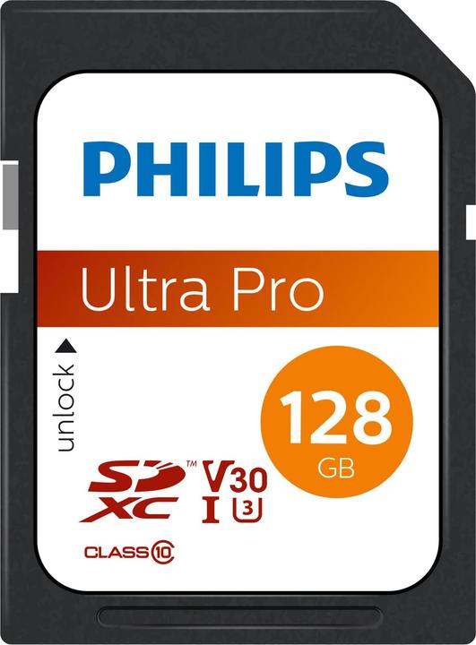 Produktbild Philips SDXC Card 128GB Class 10 UHS-I U3 V30 A1 (128 GB, SDXC, U3, UHS-I)