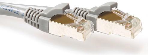 Image du produit Grey 25 meter LSZH SFTP CAT6A patch cable snagless with RJ45 connectors (S/FTP, CAT6a, 25 m)