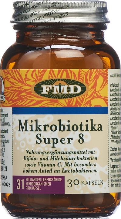 Image du produit FMD Möbel Mikrobiotiques Super 8+ caps (30 pièce(s), Capsules, 160 g)