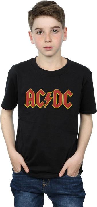 Immagine prodotto AC/DC T-shirt da bambino in cotone con logo (140, 146)