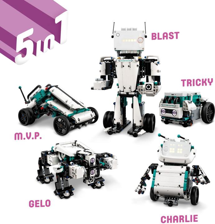 Image du produit LEGO Robot Inventor (51515, LEGO Mindstorms, LEGO difficiles à trouver)