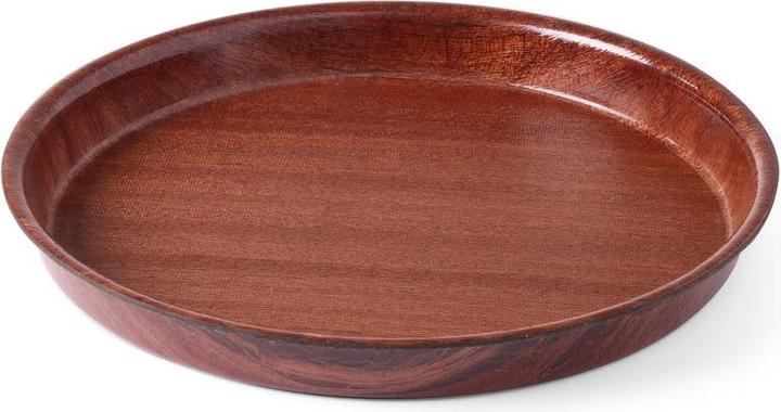 Actual product image Hendi Serving tray "Woodform" round, high rim