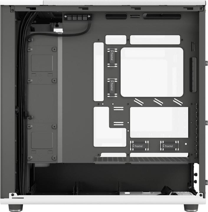 Actual product image Fractal Midi North XL RC Chalk White TG clear (ATX, Mini-ITX, mATX)