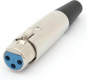 Velleman 3p Female Xlr Plug - Nickel