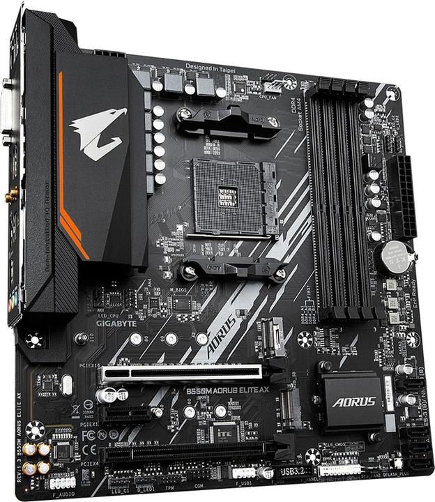 Immagine prodotto Gigabyte B550M AORUS ELITE AX (AM4, AMD B550, mATX)