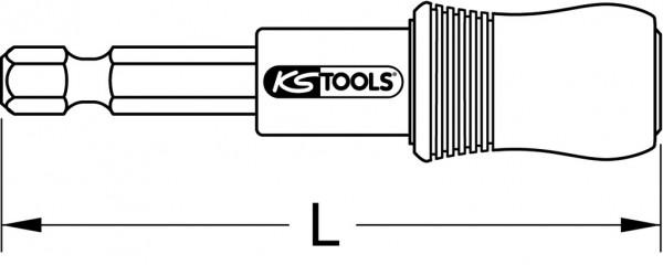 Produktbild KS Tools 1/4 2in1 Schnellwechsel-Bithalter (1/4")