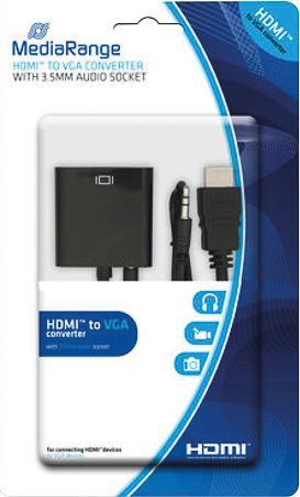 Produktbild MediaRange HDMI (Typ A) — 3.5mm Klinke| VGA (HDMI, VGA)