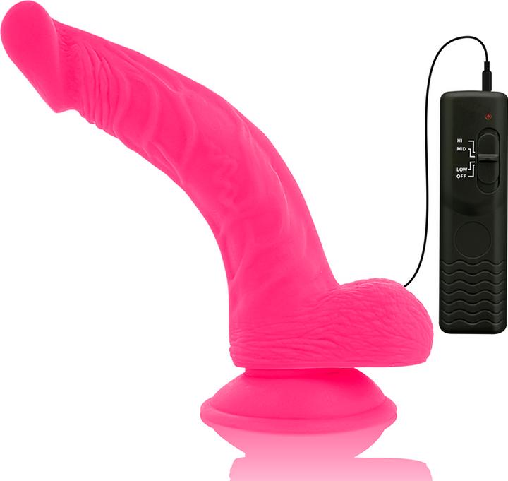 Produktbild Diversia Flexibler Vibrierender Dildo 21,5 cm - Lila