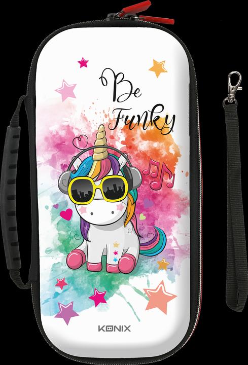 Immagine prodotto Konix Mitici Pro Carry Case Unicorn essere funky (Switch, Switch Lite, Switch OLED)