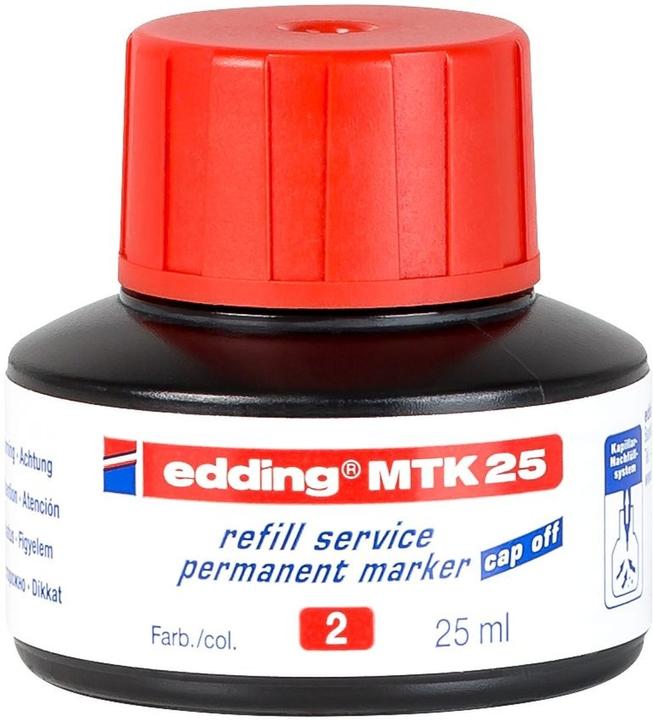 Produktbild Edding MTK 25 Nachfülltinte (Rot, 1 x)