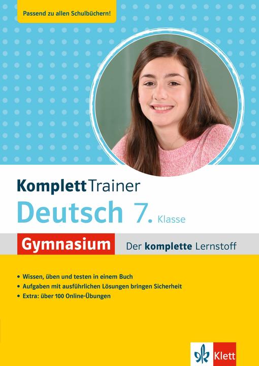 Produktbild KomplettTrainer Gymnasium Deutsch 7. Klasse (Deutsch, Ulrich Hoffer, 2021)