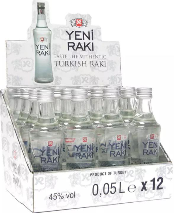 Image du produit Yeni Raki Boîte d'eau-de-vie MINIATURE 5 cl / (12 x 5 cl)