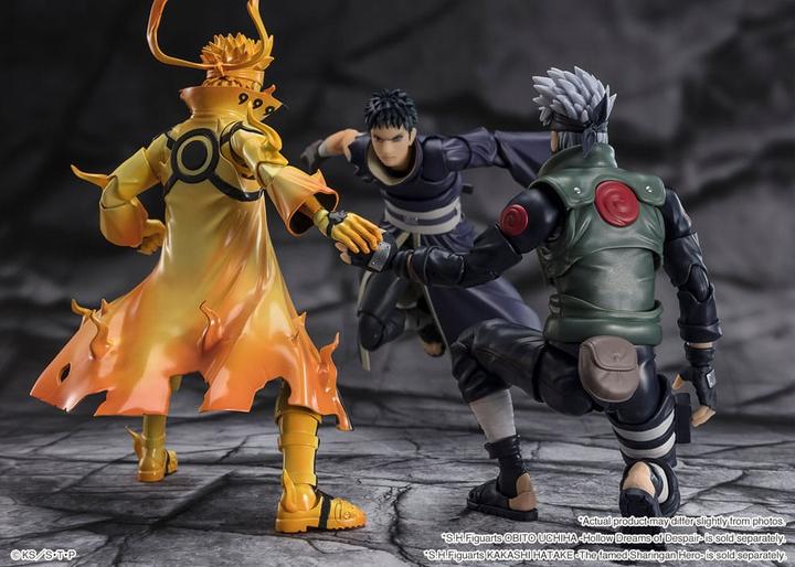 Image du produit Bandai Naruto figurine S.H. Figuarts Naruto Uzumaki (Kurama Link Mode) - Courageous Strength That Binds - 1