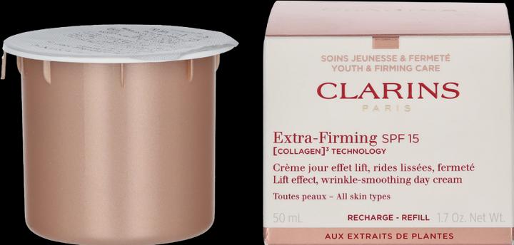 Immagine prodotto Clarins Extra-Firming Jour SPF 15 (COLLAGEN)³ TECHNOLOGY Toutes Peaux Refill (Crema solare viso, SPF 15, 50 ml)