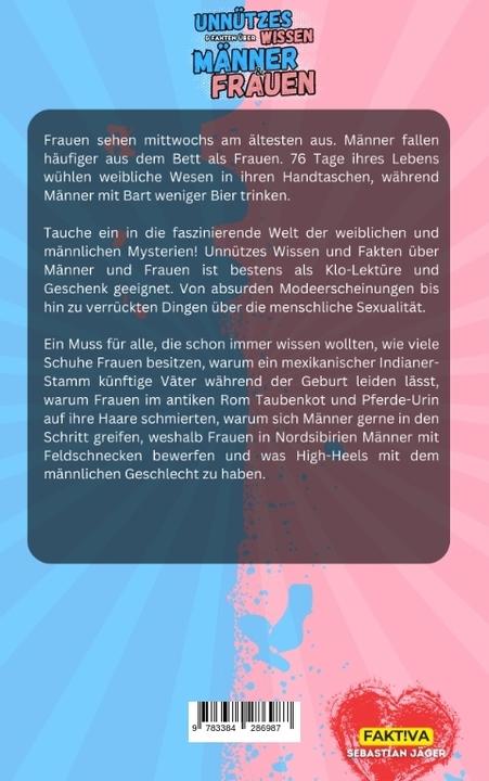 Actual product image Unntzes Wissen & Fakten ber Mnner und Frauen (German, Sebastian Jäger, FACTA, 2024)