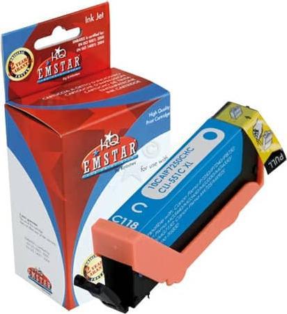 Emstar Cartouche jet d'encre cyan