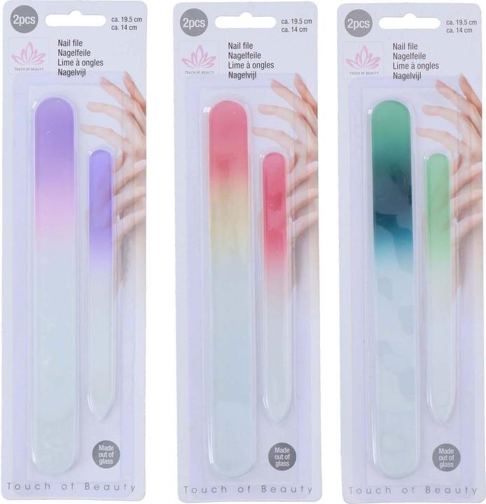 Nail file 2pcs 3as clr