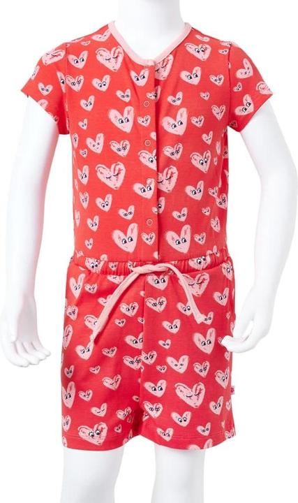 Produktbild VidaXL Kinder-Spielanzug Rot 140,Material: 95 % Baumwolle. 5 (140)