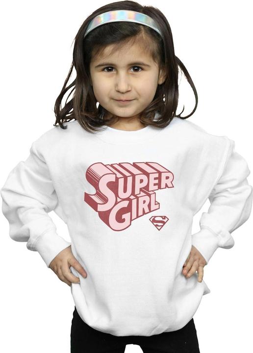 Immagine prodotto Supergirl Retro Logo Felpa Ragazze (152, 158)