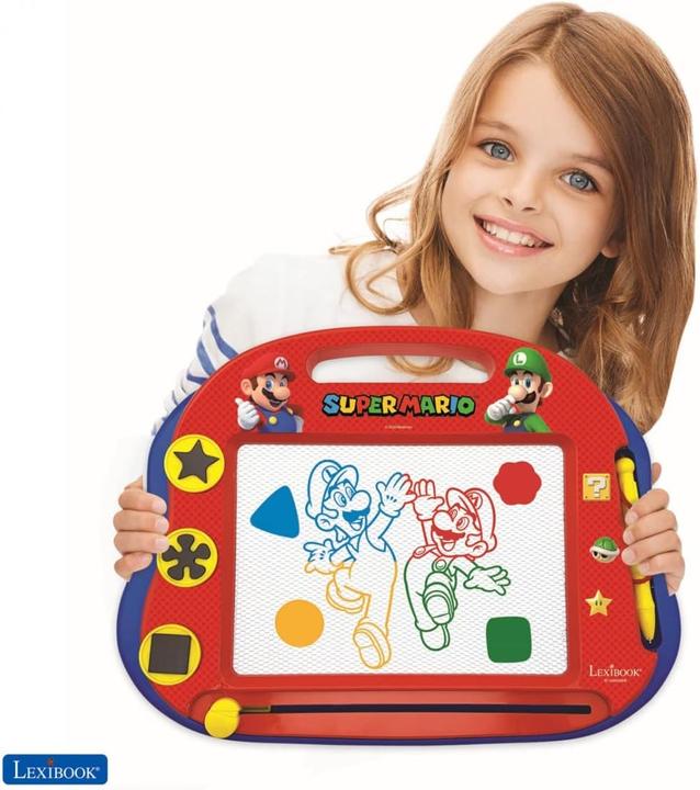 Actual product image Lexibook Magic Magnetic Super Mario Drawing Board