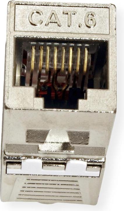 Actual product image Roline C6 Keystone STP180°,tool-less (S/STP, CAT6, 0.04 m)
